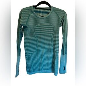 13. Lululemon swiftly long sleeve top Size 6
